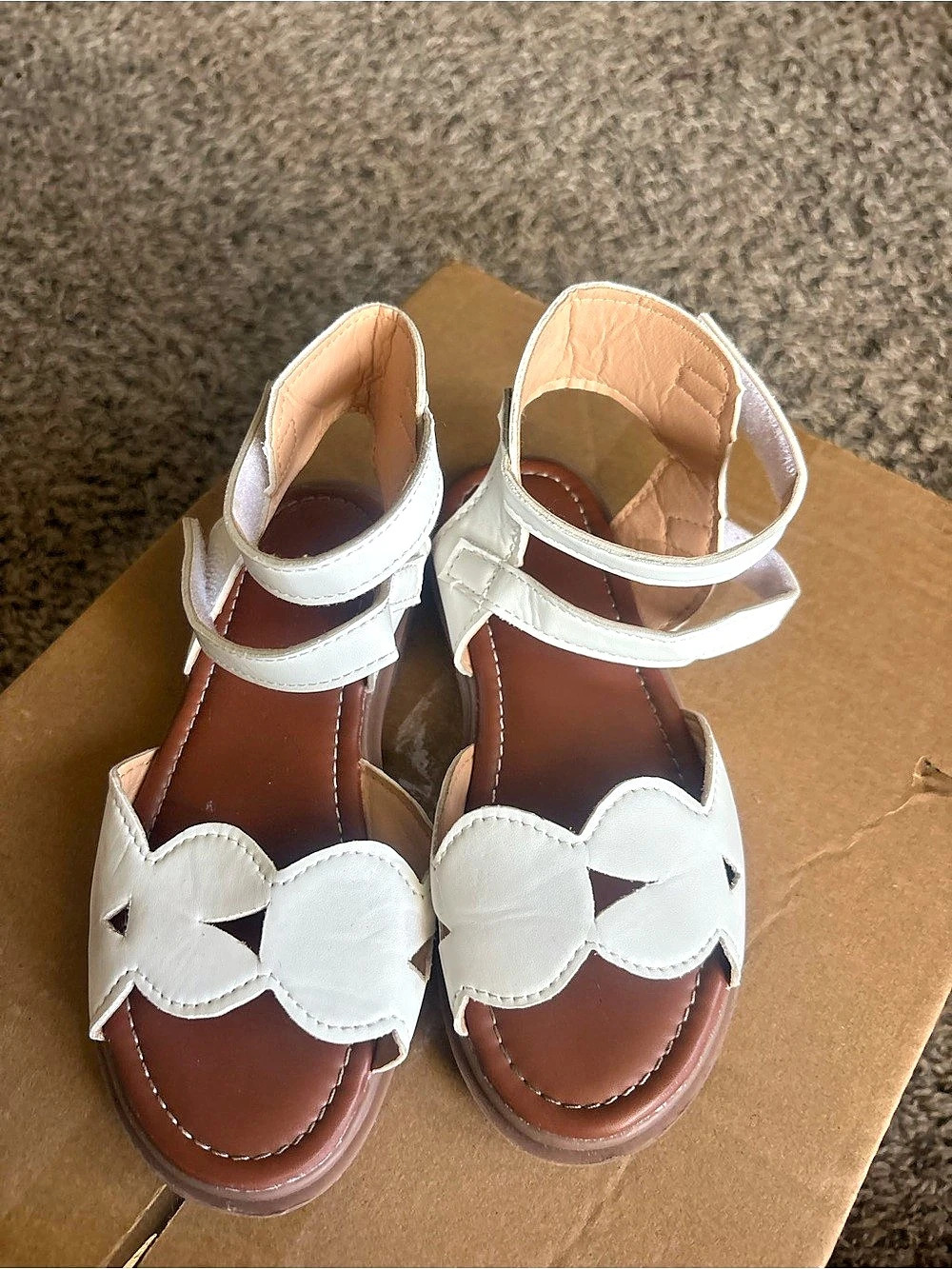 White Sandals Like New